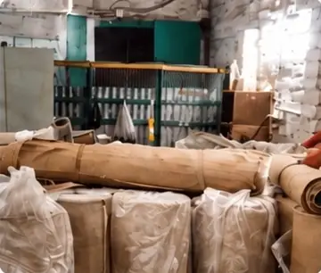 Raw material — Trenova Exim bag factory, Kolkata