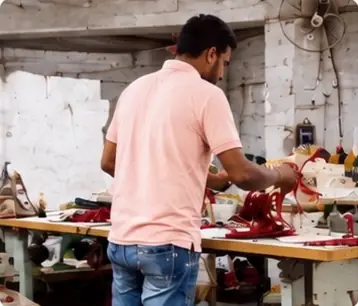 Trimming and finishing — Trenova Exim bag factory, Kolkata