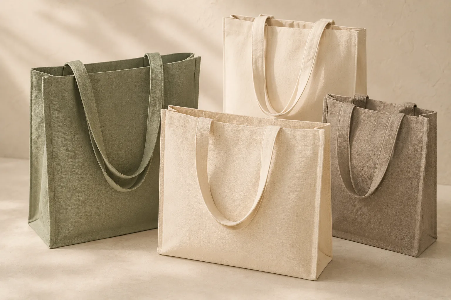 Cotton and Canvas Bags manufactured by Trenova Exim in Kolkata, India