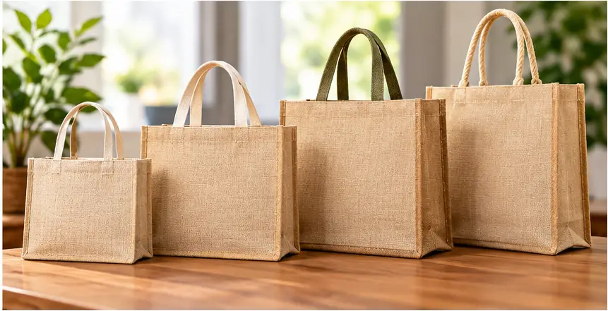 Jute and cotton blend fabric used to manufacture durable juco bags